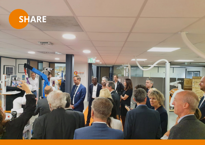 Inauguration of the Quantum Surgical premises in Montpellier