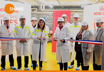 Inauguration of a new production line at the Royal Canin factory in Aimargues